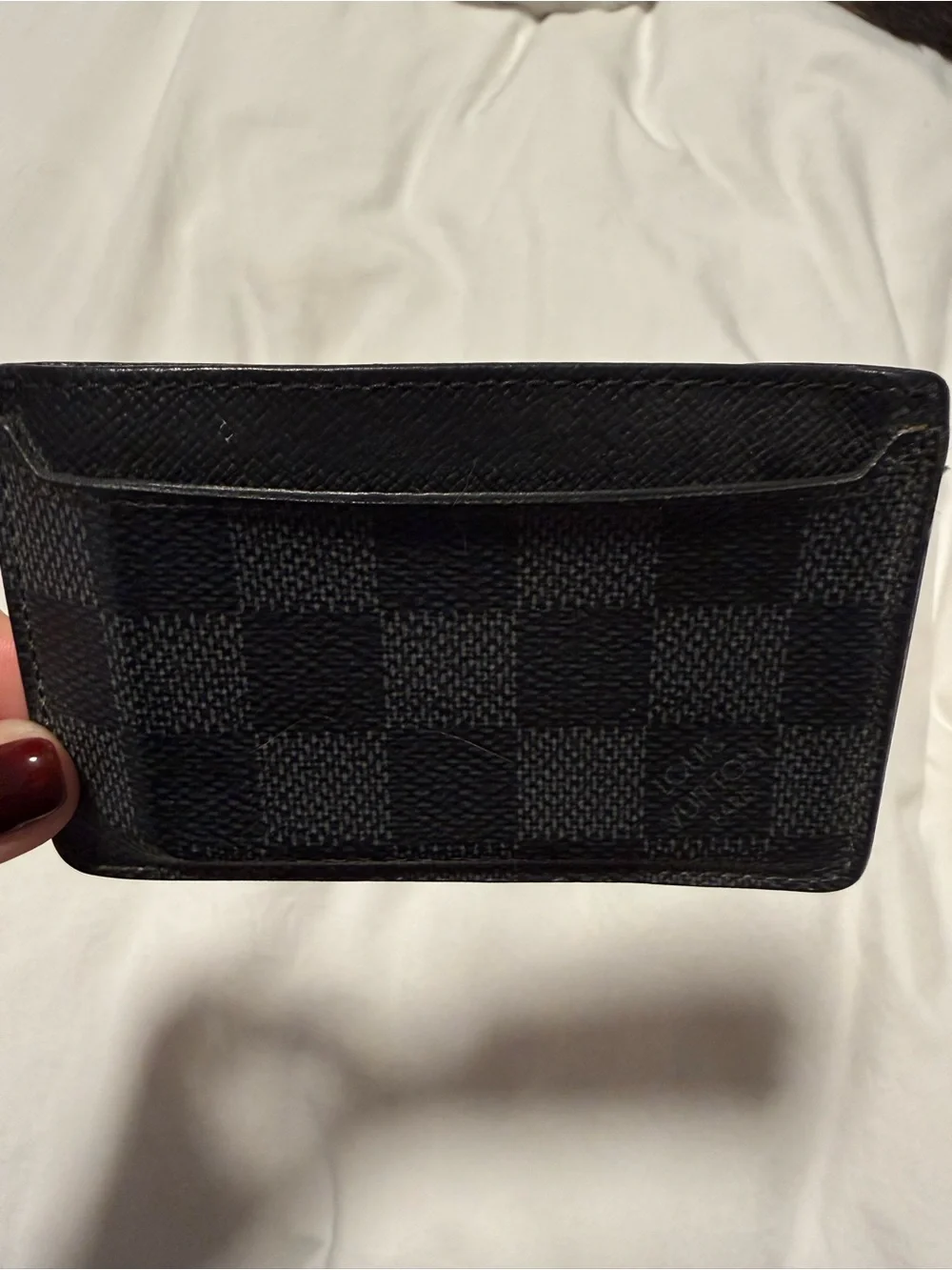 Louis Vuitton Damier Graphite Pattern Coated Canvas Card Case